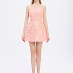 Embroidered Short Evening Dress - 2011C