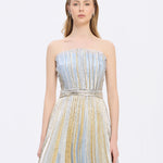 Princess Cut Long Evening Dress - 9039C