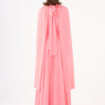 Bead Embroidered Hijab Chiffon Long Evening Dress - 9154C