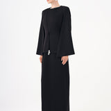 Stone Embroidery Detailed Evening Dress & Jacket Set - 9018C
