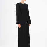 Stone Embroidery Detailed Evening Dress & Jacket Set - 9018C