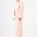 Stone Embroidery Detailed Evening Dress & Jacket Set - 9018C