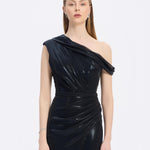 Low Shoulder Long Evening Dress with Slits - 5046C