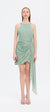 Taşlı Drape Detaylı Mini Abiye Elbise - 9009C - MİNT
