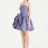 Çiçekli Mini Abiye Elbise - 26004C