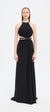 Evening Dress with Straps from the Neck - 2058