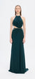 Evening Dress with Straps from the Neck - 2058