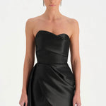 Belden Kuyruklu Mini Kısa Abiye Elbise - 26137C