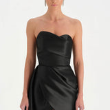 Belden Kuyruklu Mini Kısa Abiye Elbise - 26137C