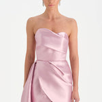 Belden Kuyruklu Mini Kısa Abiye Elbise - 26137C