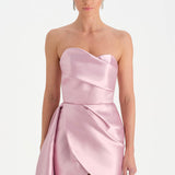 Belden Kuyruklu Mini Kısa Abiye Elbise - 26137C