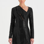 Taşlı Yırtmaçlı Abiye Elbise - 26049C