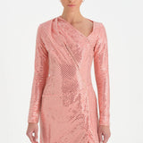 Taşlı Yırtmaçlı Abiye Elbise - 26049C