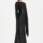 Taşlı Tesettür Abiye Elbise - 26070C