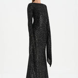 Taşlı Tesettür Abiye Elbise - 26070C