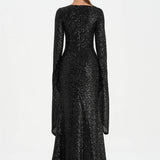 Taşlı Tesettür Abiye Elbise - 26070C