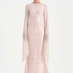 Taşlı Tesettür Abiye Elbise - 26070C