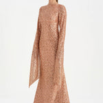 Taşlı Tesettür Abiye Elbise - 26070C