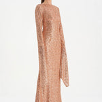 Taşlı Tesettür Abiye Elbise - 26070C