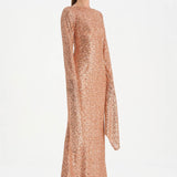 Taşlı Tesettür Abiye Elbise - 26070C