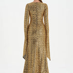 Taşlı Tesettür Abiye Elbise - 26070C