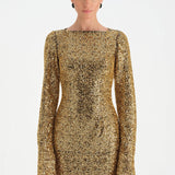 Taşlı Tesettür Abiye Elbise - 26070C