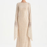 Taşlı Tesettür Abiye Elbise - 26070C