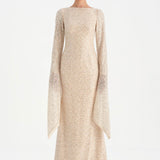 Taşlı Tesettür Abiye Elbise - 26070C