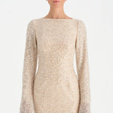 Taşlı Tesettür Abiye Elbise - 26070C