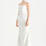 Saten Büstiyerli Taşlı Abiye Takım - 26067C