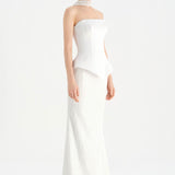 Saten Büstiyerli Taşlı Abiye Takım - 26067C