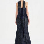 Saten Büstiyerli Taşlı Abiye Takım - 26067C