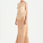 Saten Büstiyerli Taşlı Abiye Takım - 26067C