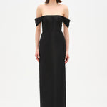 Strapless Off-the-Shoulder Evening Gown - 26054C