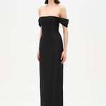 Strapless Off-the-Shoulder Evening Gown - 26054C