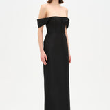 Strapless Off-the-Shoulder Evening Gown - 26054C
