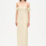 Strapless Off-the-Shoulder Evening Gown - 26054C