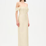 Strapless Off-the-Shoulder Evening Gown - 26054C