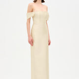 Strapless Off-the-Shoulder Evening Gown - 26054C