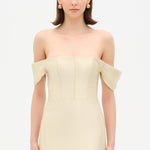 Strapless Off-the-Shoulder Evening Gown - 26054C