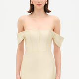 Strapless Off-the-Shoulder Evening Gown - 26054C