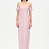 Strapless Off-the-Shoulder Evening Gown - 26054C