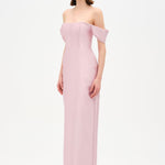 Strapless Off-the-Shoulder Evening Gown - 26054C