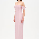 Strapless Off-the-Shoulder Evening Gown - 26054C