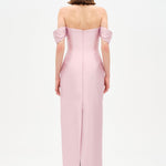 Strapless Off-the-Shoulder Evening Gown - 26054C