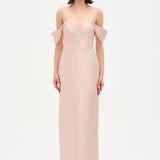 Strapless Off-the-Shoulder Evening Gown - 26054C