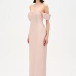 Strapless Off-the-Shoulder Evening Gown - 26054C
