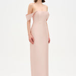 Strapless Off-the-Shoulder Evening Gown - 26054C