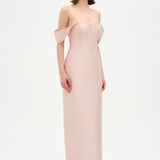 Strapless Off-the-Shoulder Evening Gown - 26054C