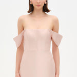 Strapless Off-the-Shoulder Evening Gown - 26054C